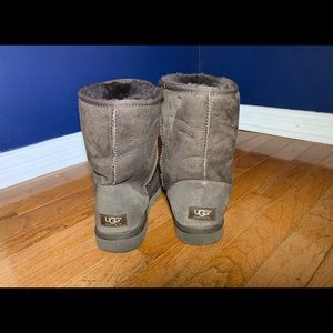 UGG Dark Brown Short Boots (Size 9)